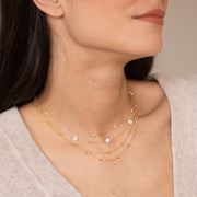 Collier plaque or honorine